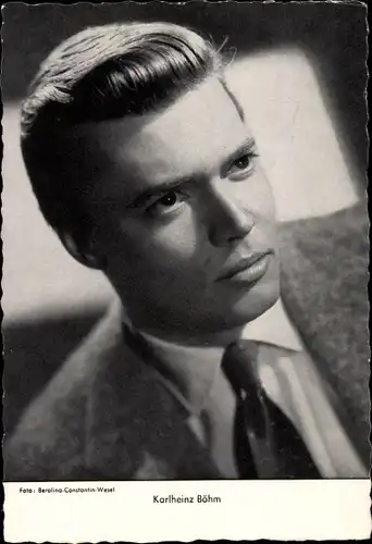 Ak Schauspieler Karlheinz Böhm, Portrait