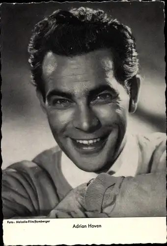 Ak Schauspieler Adrian Hoven, Portrait
