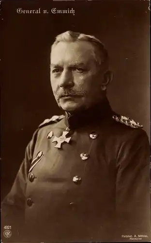 Ak General Albert Theodor Otto von Emmich, NPG 4921