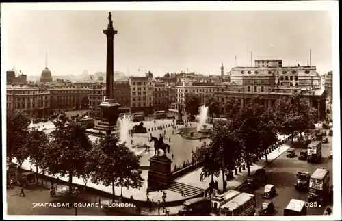 Ak London City England, Trafalgar Square