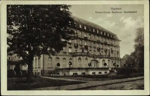 Ak Aachen in Nordrhein Westfalen, Palasthotel, Aachener Quellhof