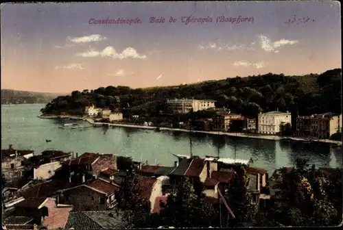 Ak Konstantinopel Istanbul Türkei, Bosphore, Baie de Therapia