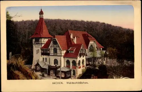 Ak Aachen in Nordrhein Westfalen, Waldschlösschen