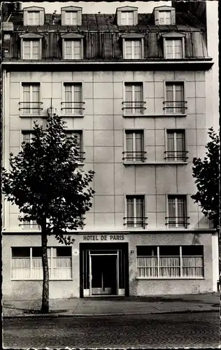 Ak Paris XIV Observatoire, Hotel de Paris, 51. av. du Maine, Außenansicht