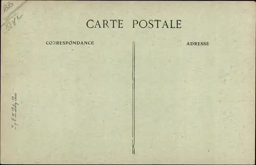 Ak Paris XIV Observatoire, 115. Avenue d'Orleans, Cour d'une ancienne auberge, Innenhof