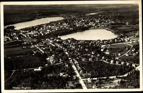 Ak Nässjö Schweden, Fliegeraufnahme