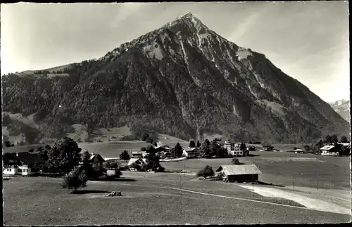 Ak Aeschi bei Spiez Kanton Bern, Niesen, Panorama