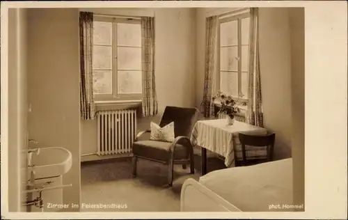 Ak Rüppurr Karlsruhe in Baden, Ev. Diakonissen Anstalt, Feierabendhaus, Zimmer