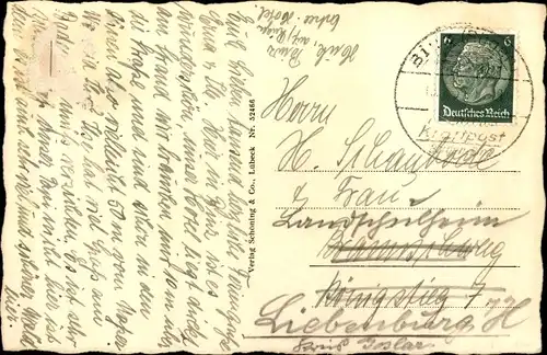 Ak Seebad Binz auf Rügen, Strand