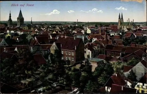 Ak Soest in Westfalen, Gesamtansicht