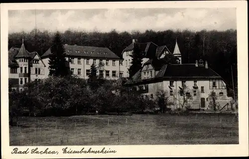 Ak Bad Sachsa im Harz, Eisenbahnerheim