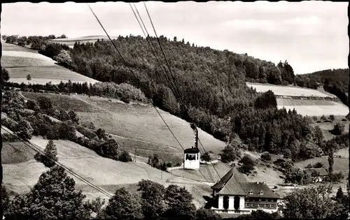 Ak Freiburg im Breisgau, Schauinsland, Bergbahn, Talstation