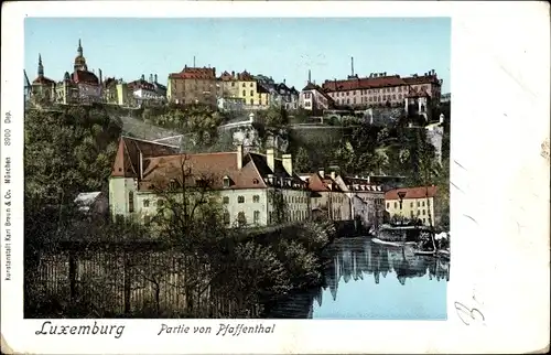 Ak Pfaffenthal Luxemburg, Partie