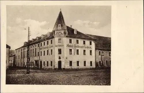 Ak Wilsdruff in Sachsen, Hotel Goldener Löwe