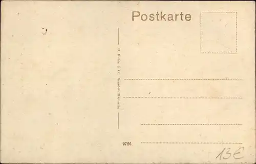 Ak Großräschen in der Niederlausitz, Partie in der Calauerstraße