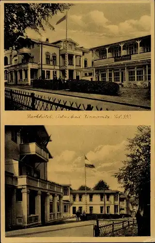 Ak Ostseebad Zinnowitz auf Usedom, Parkhotel