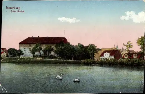 Ak Tschernjachowsk Insterburg Ostpreußen, Altes Schloss