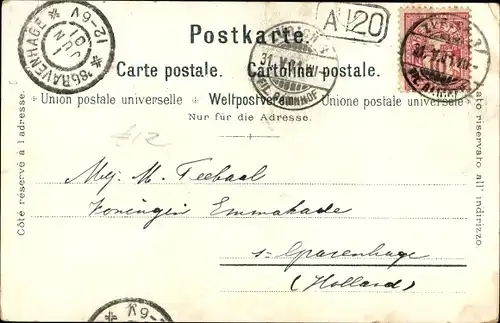 Künstler Litho Steinmann, C., Zürich Stadt Schweiz, Schweiz. Landesmuseum