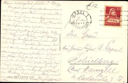 Ak Bâle Basel Stadt Schweiz, Schweizerische Mustermesse, Straßenbahn