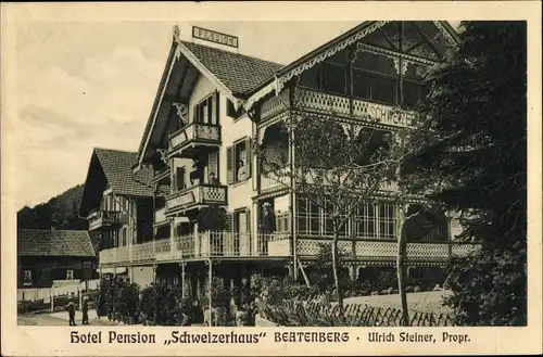 Ak Beatenberg Kanton Bern, Hotel Pension Schweizerhaus