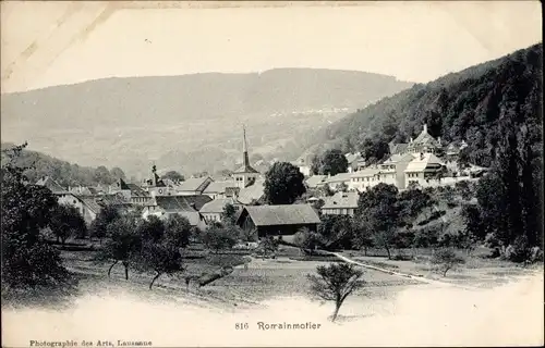 Ak Romainmôtier Envy Kanton Waadt, Gesamtansicht