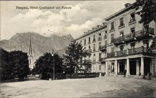 Ak Bad Ragaz Kanton St. Gallen, Hotel Quellenhof, Falknis