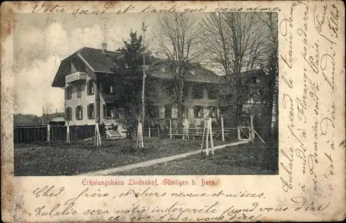 Ak Gümligen Muri Kanton Bern, Erholungshaus Lindenhof