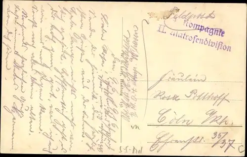 Ak Deutsches Kriegsschiff, Torpedoboot bei Sturm in der Nordsee