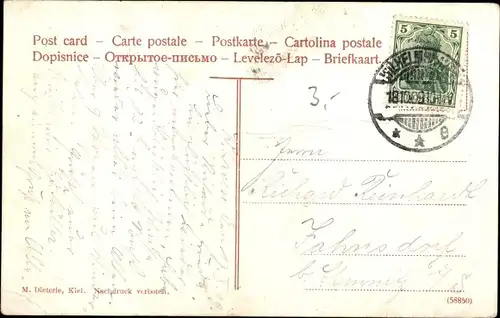 Ak Deutsche Kriegsschiffe, Hochseetorpedoboots Division im Manöver, Kaiserliche Marine