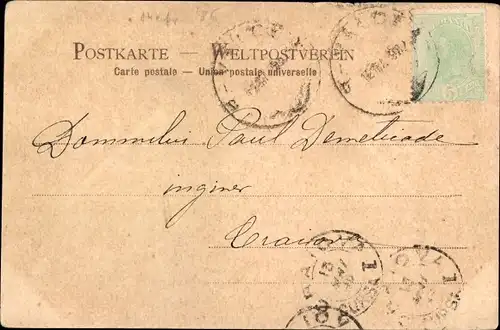 Künstler Ak Serie Die Woche, Montag, Reich mir die Hand mein Leben