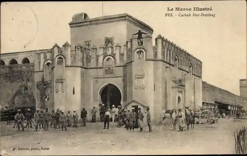 Ak Fès Fez Marokko, Casbah Dar-Debibag