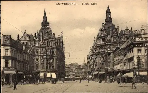 Ak Anvers Antwerpen Antverpeno Flandern, Strato Leys
