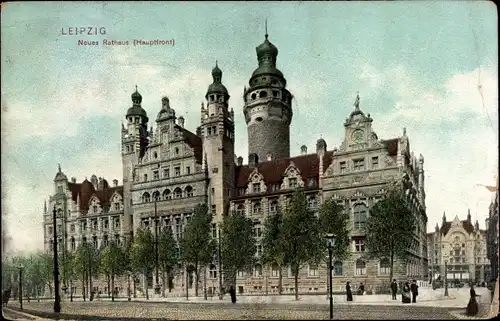 Ak Leipzig in Sachsen, Neues Rathaus