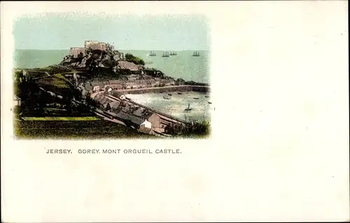 Ak Gorey Jersey Kanalinseln, Mont Orgueil Castle