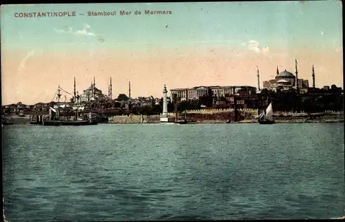 Ak Konstantinopel Istanbul Türkei, Stamboul Mer de Marmara