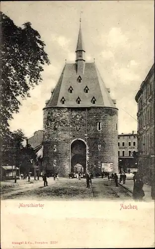 Ak Aachen in Nordrhein Westfalen, Marschiertor