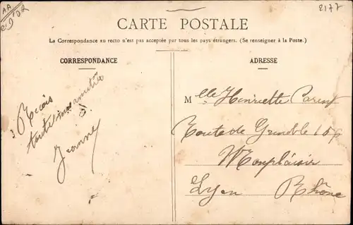 Ak Fontaine-lès-Dijon Côte d'Or, Mausolee des Morts de 1870