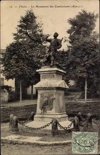 Ak Thiais Val de Marne, Le Monument des Combattants (1870-1871)