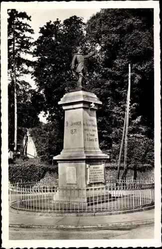 Ak Thorigné sur Dué Sarthe, Monument Commemoratif de la Guerre 1871
