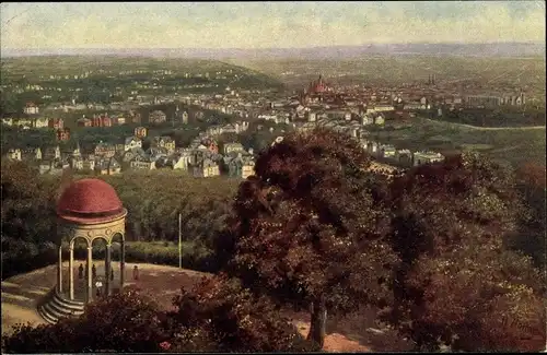 Künstler Ak Hoffmann, H., Wiesbaden in Hessen, Blick vom Neroberg