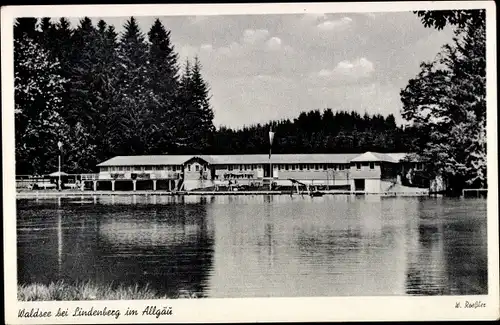 Ak Lindenberg im Allgäu Schwaben, Waldsee