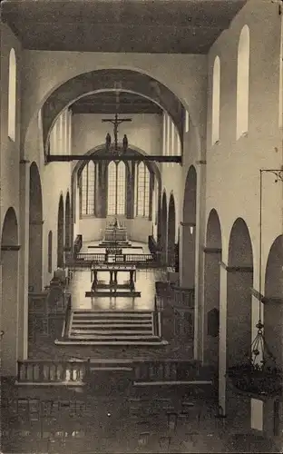 Ak Hastière Wallonien Namur, Interieur de l'Eglise Notre Dame