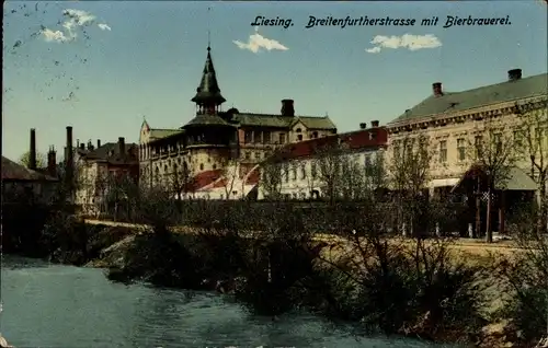 Ak Wien 23 Liesing, Breitenfurtherstraße, Bierbrauerei