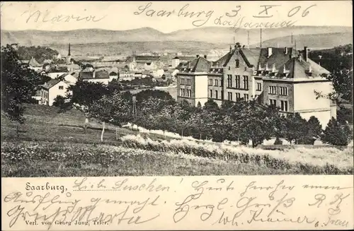 Ak Saarburg an der Saar Bezirk Trier, Panorama