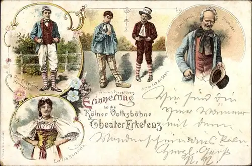 Litho Erkelenz im Rheinland, Schauspieler, Kölner Volksbühne