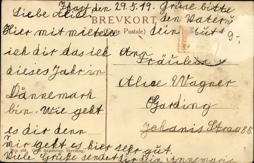 Ak Herning Dänemark, Østergade