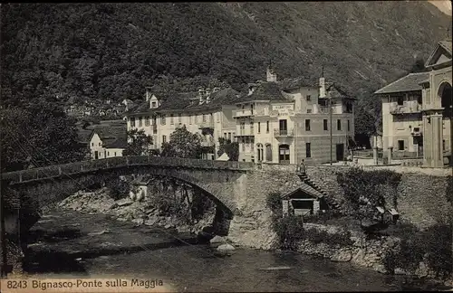 Ak Bignasco Kanton Tessin, Ponte sulla Maggia