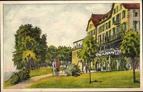 Ak Zürich Stadt Schweiz, Alkoholfreies Volks und Kurhaus Zürichberg