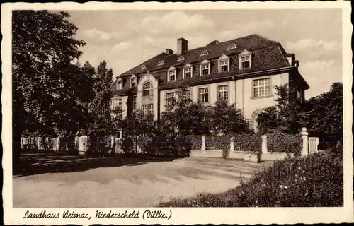 Ak Niederscheld Dillenburg in Hessen, Landhaus Weimar
