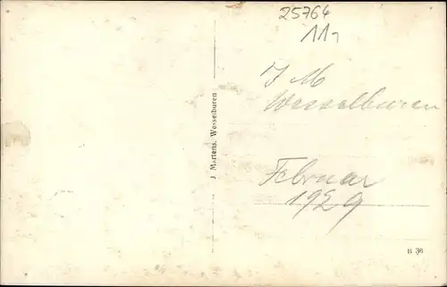 Ak Wesselburen in Dithmarschen, Lollfuß